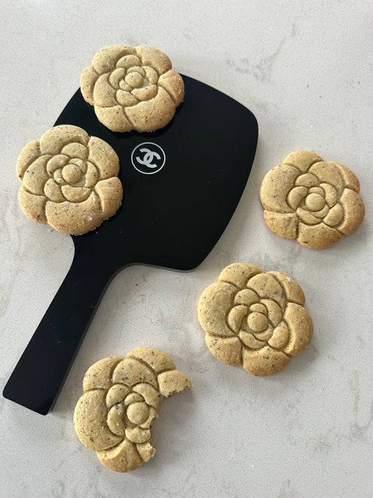 Mini Camellia Flower Cookies