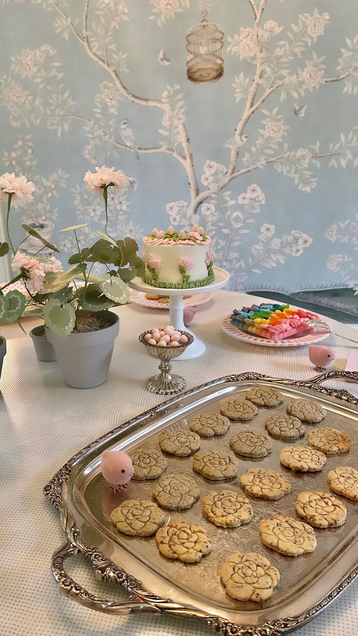 Mini Camellia Flower Cookies