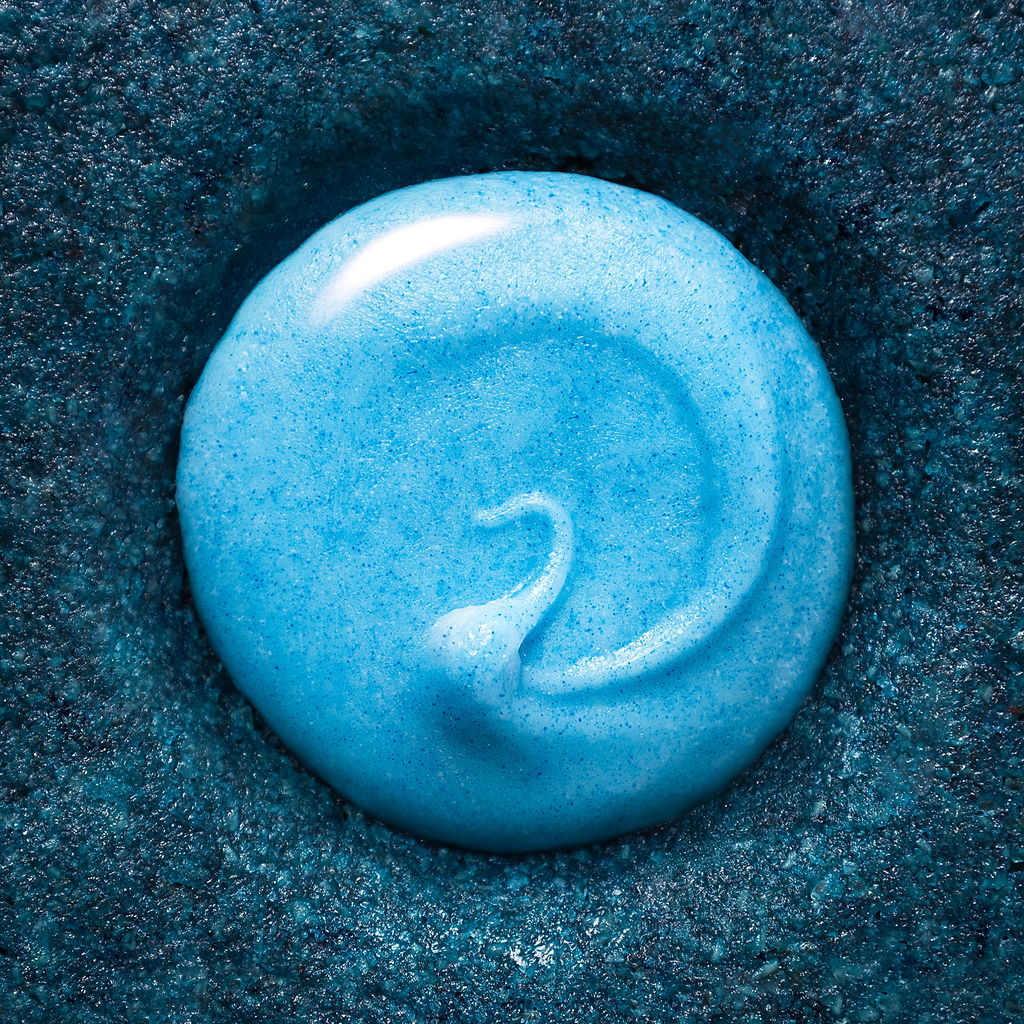 Blue Matcha Flower Cookies (v)