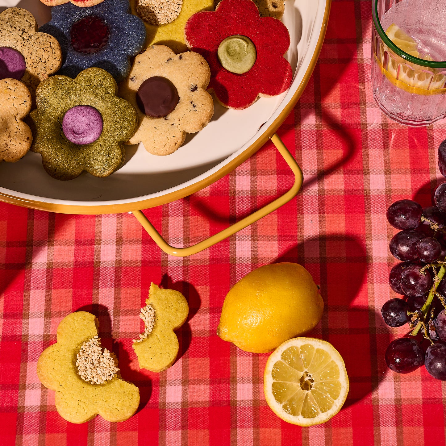 Assorted Flower Cookies