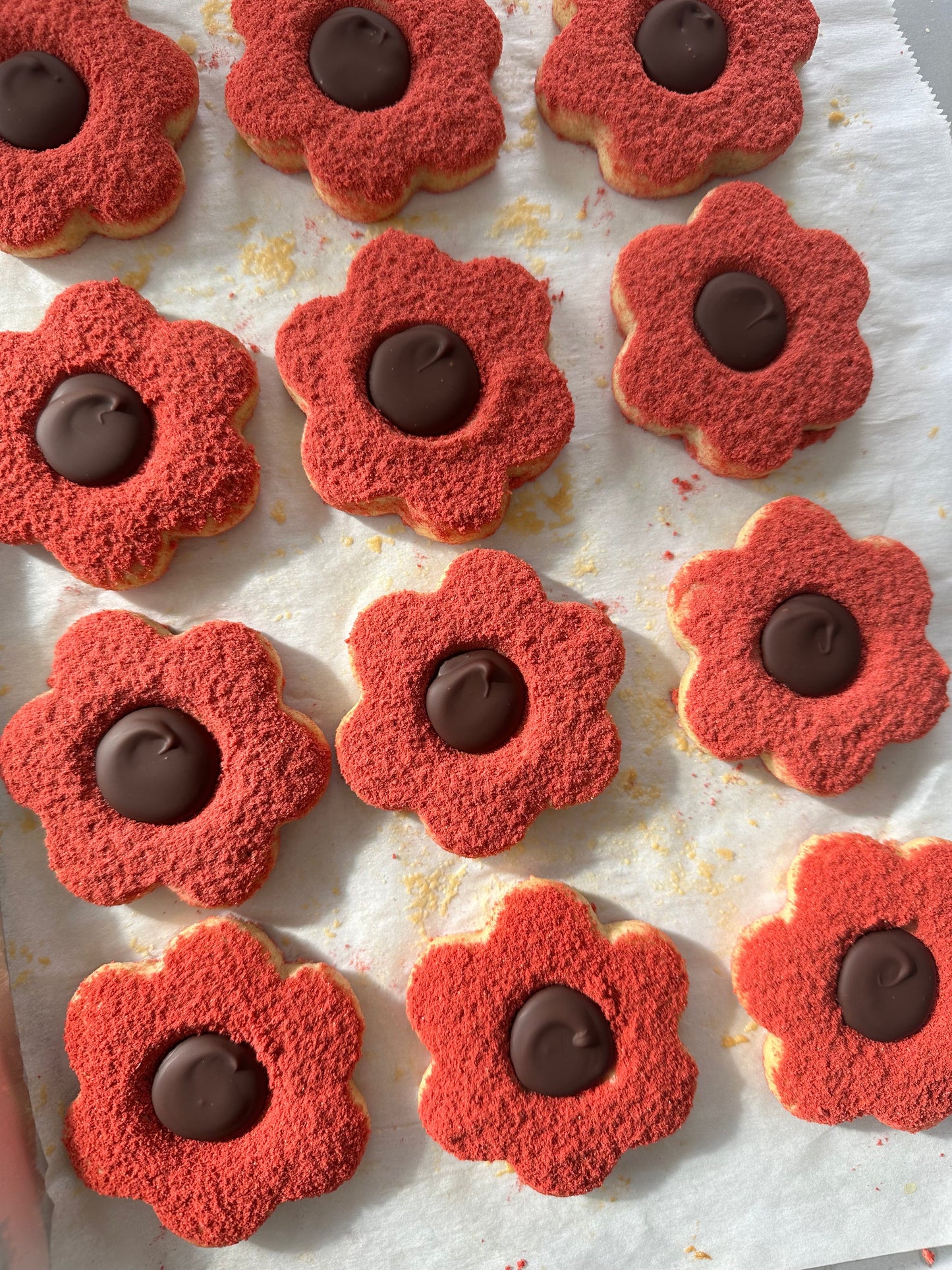 Mini Flower Cookies