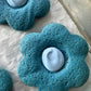 Blue Matcha Flower Cookies