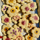 Edible Pressed Flower Cookies