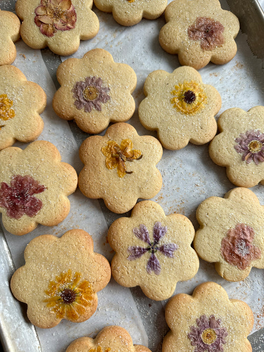 Edible Flower Cookies