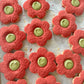 Strawberry Matcha Flower Cookies