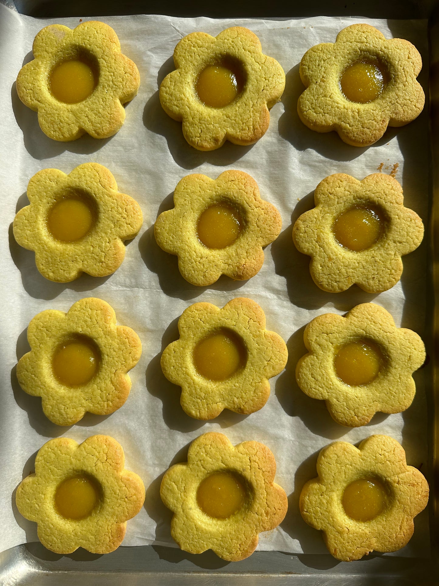 Lemonade Flower Cookies