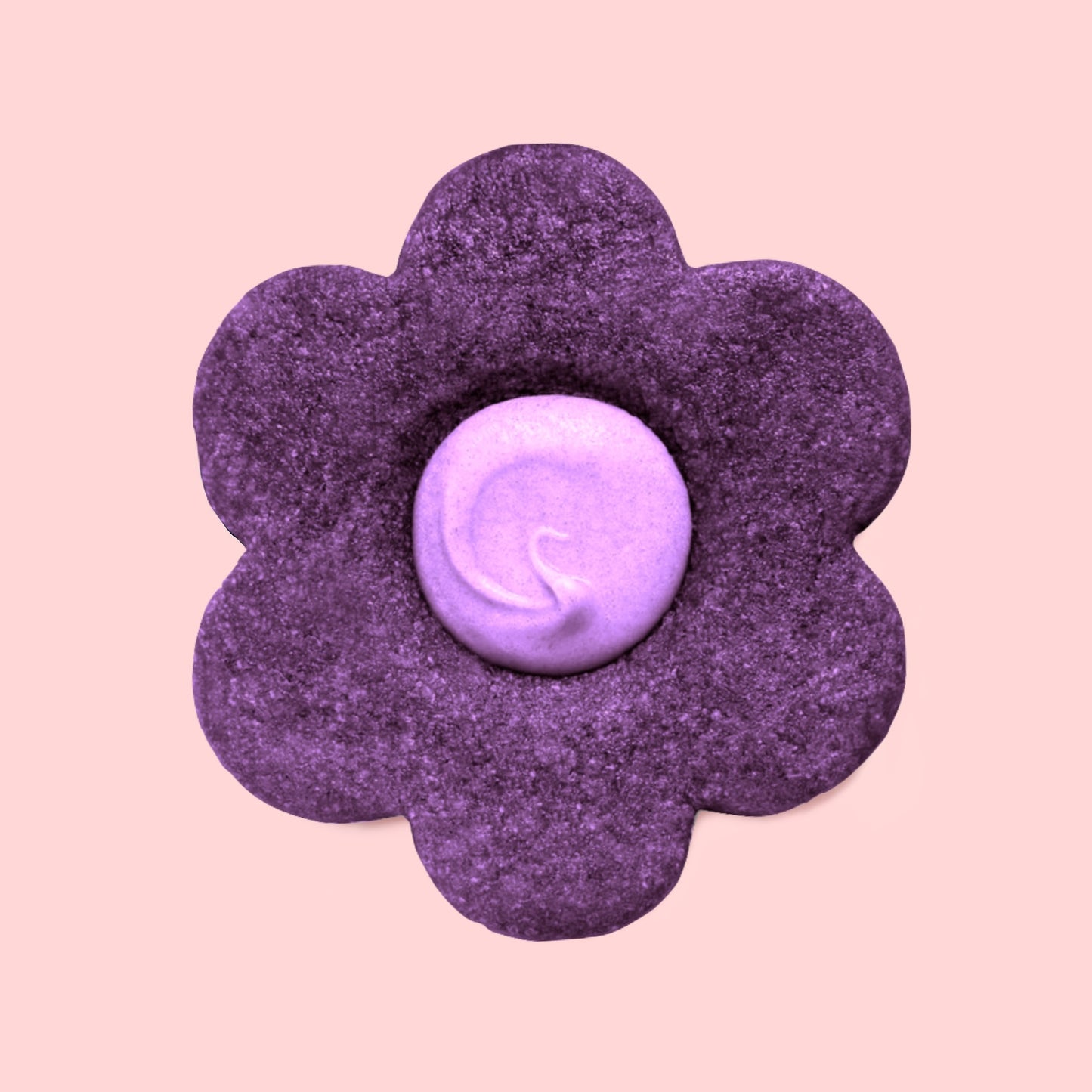 Purple Sweet Potato Flower Cookies