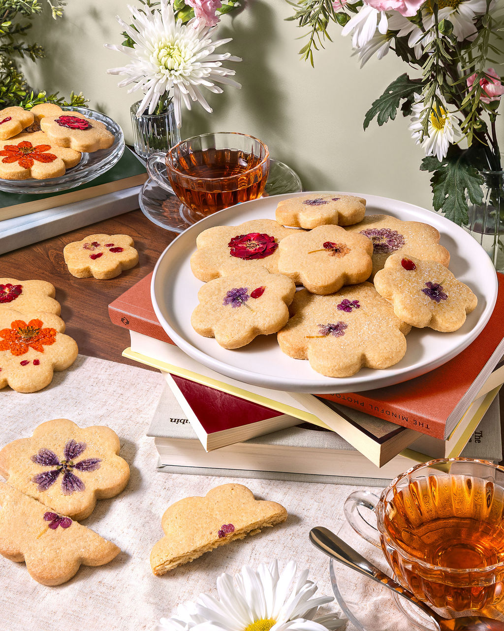 Floral Flower Cookies