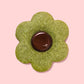 Matcha Chocolate Flower Cookies
