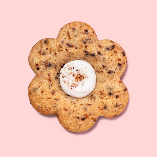 Latte Coffee Flower Cookies